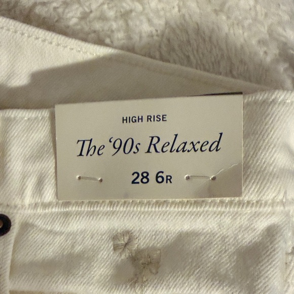 Abercrombie & Fitch Cream Relaxed Jeans - Picture 3 of 5